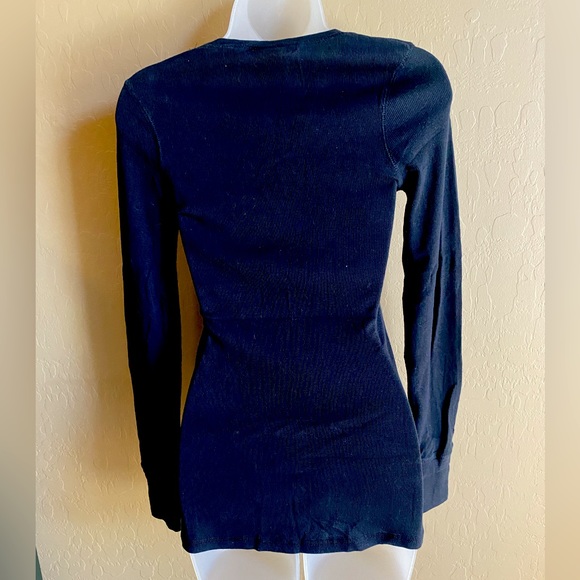 Roxy Jr Girls Large long sleeve knit top black, purple, teal Excellent condition - Picture 4 of 5